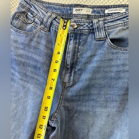 Oat New York Wide Leg Cloud Luxe Denim Jeans Size 8/29 - Picture 4 of 8